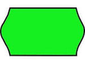 Ετικέτες ετικετογράφου 26mm x 12mm φωσφοριζέ πράσινο ρολό 1000 ετικέτες (1 τεμάχιο)