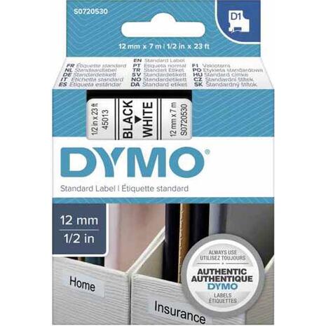 Ανταλλακτική ταινία μηχανών DYMO 12mmx7m black (S0720530)