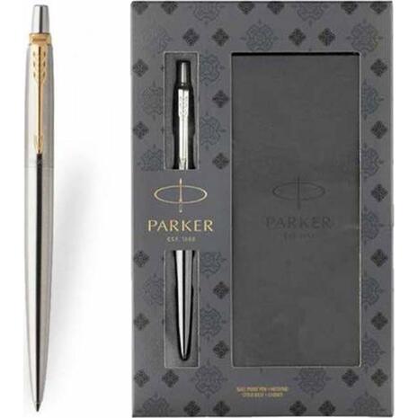 Στυλό Parker Jotter Stainless Steel GT Ballpoint & Notebook