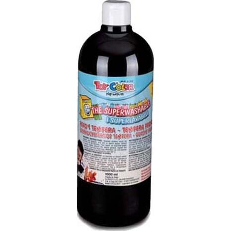 Τέμπερα TOY COLOR 1000ml Superwash (Μαύρο)