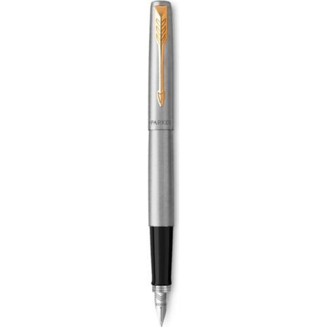Πένα PARKER Jotter Core Stainless Steel Gt F με χρυσή λεπτομέρεια