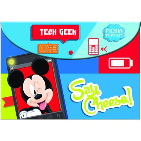 Φάκελος με κουμπί GIM PP Mickey Street Smart Α4 (340-73580)