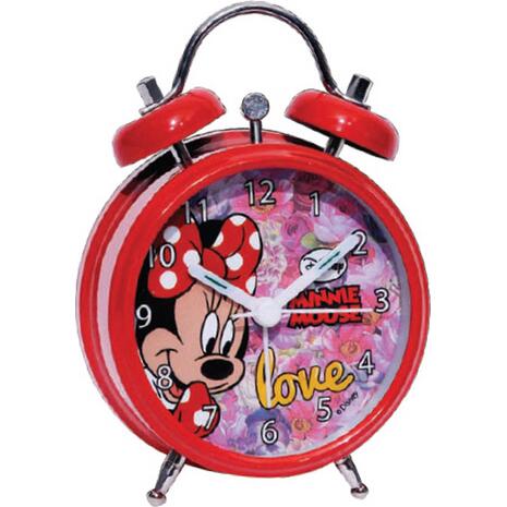 Ρολόι-Ξυπνητήρι GIM Μεταλλικό Minnie Mouse (553-62653)