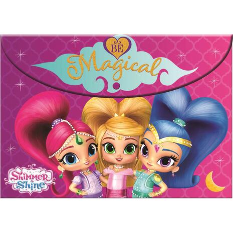 Φάκελος με κουμπί GIM Shimmer & Shine A4 (334-46580) (Διάφορα σχέδια)