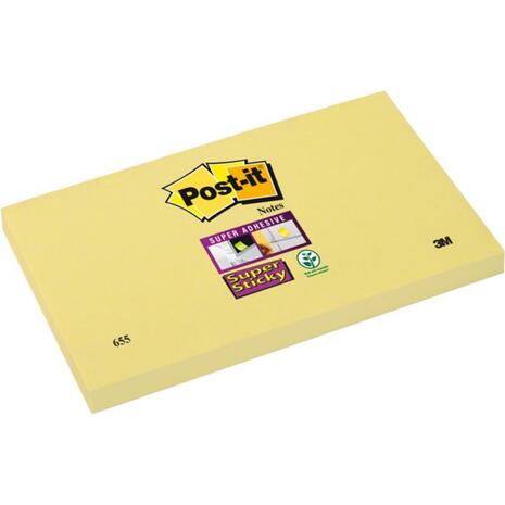 Αυτοκόλλητα χαρτάκια σημειώσεων  POST IT  127x76mm 90 Φύλλων (Κίτρινο)