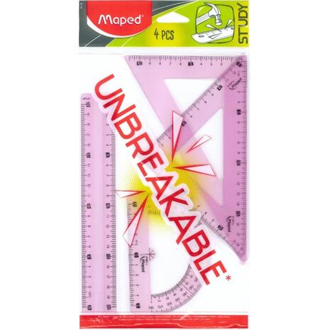 Σετ γεωμετρικά σχήματα MAPED Unbreakable 20cm