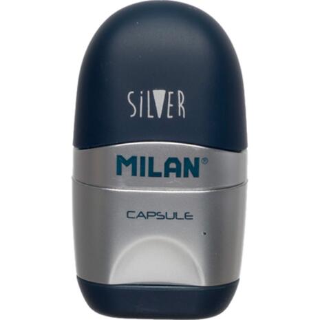 Ξύστρα-Γόμα MILAN Capsule Silver