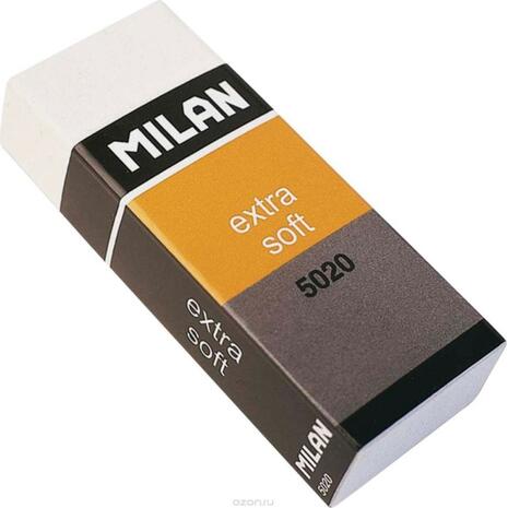 Γόμα MILAN Extra Soft 5020 Λευκη
