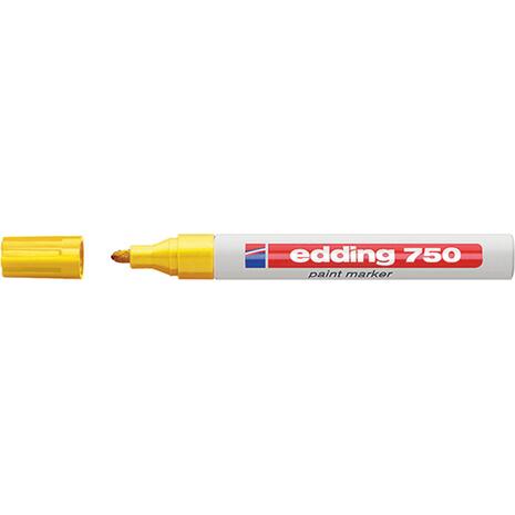 Μαρκαδόρος ανεξίτηλος EDDING 750 2mm κίτρινο