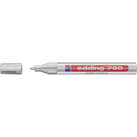 Μαρκαδόρος ανεξίτηλος EDDING 750 2mm (Ασημί)