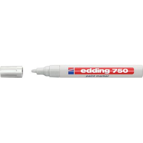 Μαρκαδόρος ανεξίτηλος EDDING 750 2mm (Λευκό)