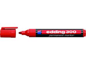 Μαρκαδόρος ανεξίτηλος EDDING 300 κόκκινο (Κόκκινο)