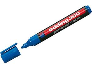 Μαρκαδόρος ανεξίτηλος Μπλε EDDING 300 (Μπλε)