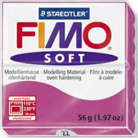 Πηλός Staedtler Fimo Soft 57g 8022-22 Rasberry (Rasberry)