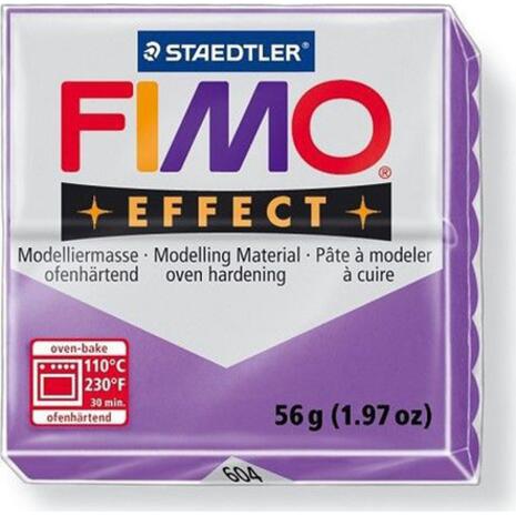 Πηλός STAEDTLER Fimo Effect 56gr (Translucent lila)