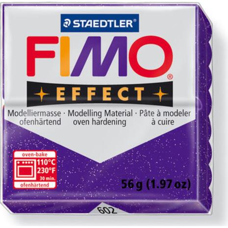 Πηλός STAEDTLER Fimo Effect 56gr (Glitter lila)