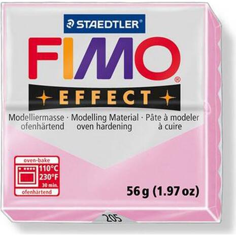 Πηλός STAEDTLER Fimo Effect 56gr (Ροζ)