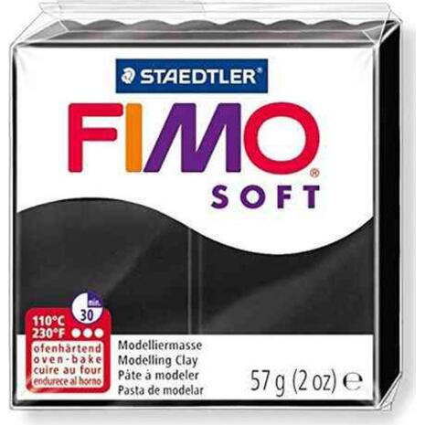 Πηλός Staedtler Fimo 56gr (Μαύρο)