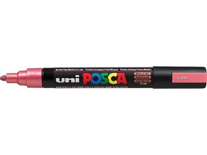 Μαρκαδόρος Posca Uni PC-5M μεταλλικό κόκκινο