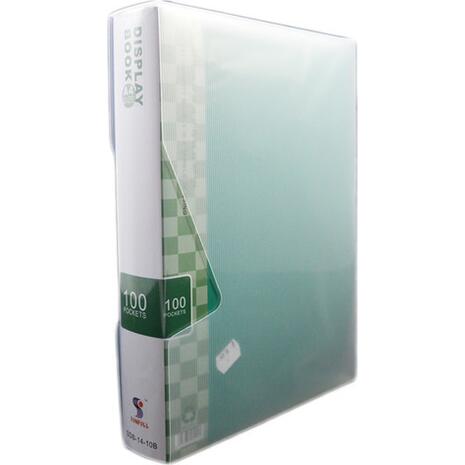 Ντοσιέ SUNFULL 100 διαφανείς θήκες display book (Πράσινο)