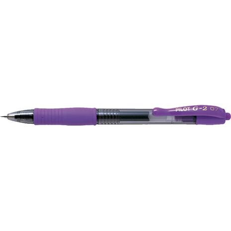 Στυλό Gel PILOT G-2 0.7mm (BL-G2-7V) (Μωβ)