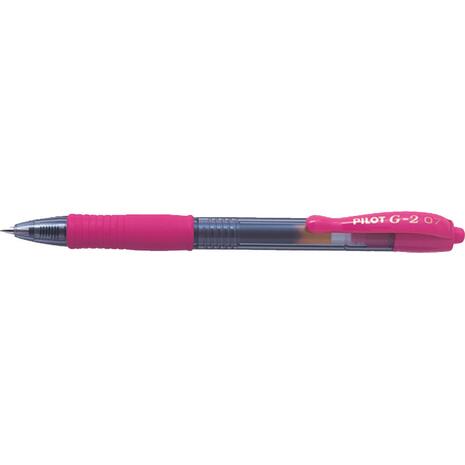 Στυλό Gel PILOT G-2 0.7mm (BL-G2-7P) (Ροζ)