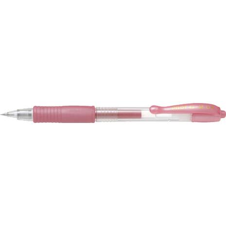 Στυλό Gel PILOT G-2 Μεταλλικό 0.7mm (BL-G2-7MP) (Ροζ)