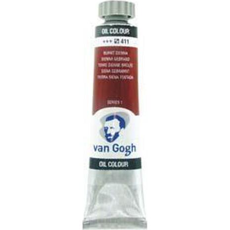 Χρώμα λαδιού Talens Van Gogh 20ml No411 Burnt Sienna (series 1)