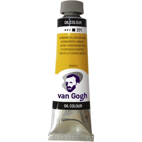 Χρώμα λαδιού Talens Van Gogh 20ml Νο271 Cadmium Yellow Medium (series 2)