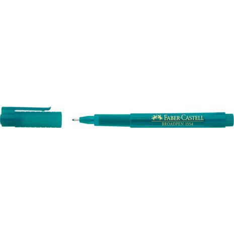 Μαρκαδόρος Faber Castell  Broadpen 1554 τυρκουάζ