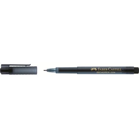 Mαρκαδόρος Faber Castell Broadpen 1554 μαύρος