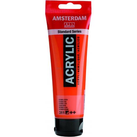 Ακρυλικό χρώμα Talens Amsterdam 311 Vermilion 120ml