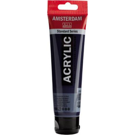 Ακυρυλικό χρώμα Talens Amsterdam 566 Prussian Blue 120ml (Prussian Blue)