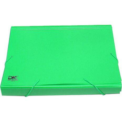 Γραμματιοθήκη DATAKING με λάστιχο 12 θέσεων Α4 (Πράσινο)