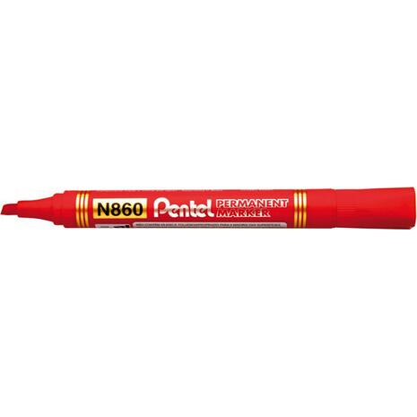 Μαρκαδόρος ανεξίτηλος PENTEL No860 (Κόκκινο)