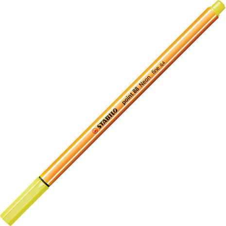 Μαρκαδόρος Stabilo Point 88 0.4mm 88/024 Neon Yellow