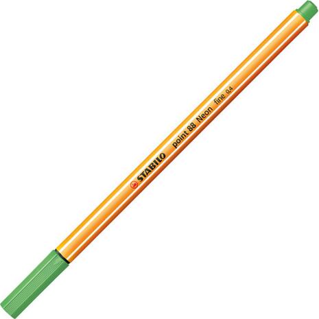 Μαρκαδόρος Stabilo Point 88 0.4mm 88/033 Neon Green