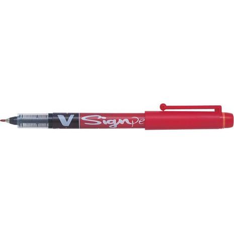 Στυλό υγρής μελάνης PILOT V-SIGNPEN Κόκκινο 0.6mm (Κόκκινο)
