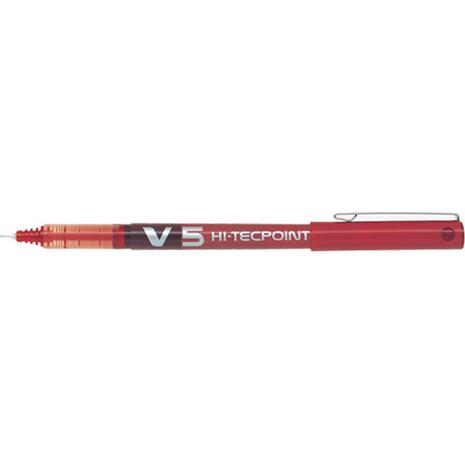 Στυλό μαρκαδόρος PILOT V5 HI-TECPOINΤ 0.5mm (Κόκκινο)