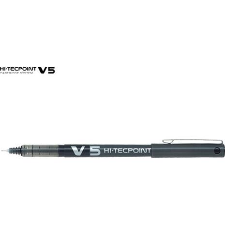 Στυλό μαρκαδόρος PILOT V5 HI-TECPOINΤ Μαύρο 0.5mm (Μαύρο)