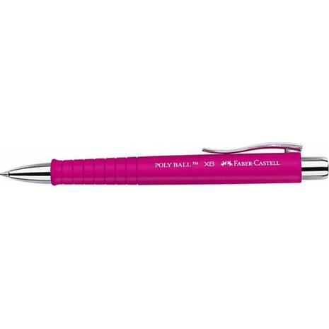 Στυλό διαρκείας Faber Castell Poly Ball XB 1.6mm Ροζ