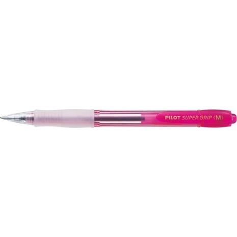 Στυλό μελάνης λαδιού  PILOT SUPER GRIP Neon Medium (Ροζ)