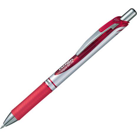 Στυλό Gel Pentel Energel BL77B 0.7 mm με κουμπί (Κόκκινο)