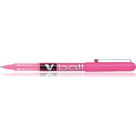Στυλό υγρής μελάνης PILOT V-Ball 0.5mm (Ροζ)