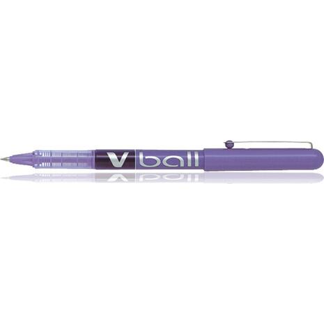 Στυλό υγρής μελάνης PILOT V-Ball 0.5mm (Μωβ)