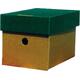 Κουτί αρχειοθέτσης απο χαρτόνι με καπάκι Next Α5 16x16x22cm πράσινο