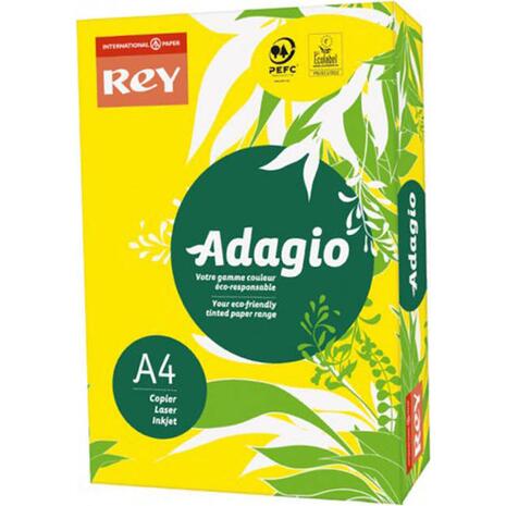 Χαρτί εκτύπωσης Adagio A4 80gr 500 φύλλα bright yellow