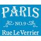 Στένσιλ "PARIS-RUE LA VERRIER" 30x30cm