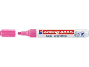 Μαρκαδόρος κιμωλίας EDDING 4095 φωσφοριζέ ροζ