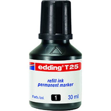Μελάνι για μαρκαδόρο ανεξίτηλο EDDING T-25 30ml μαύρο